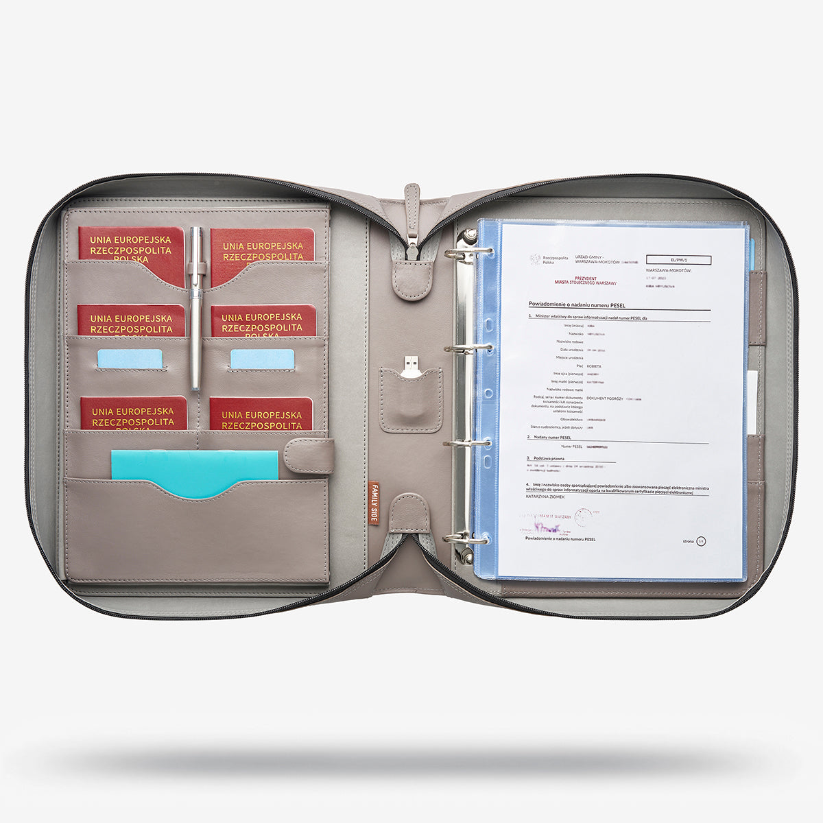 Folder for home documents oversized BIG FAMILY