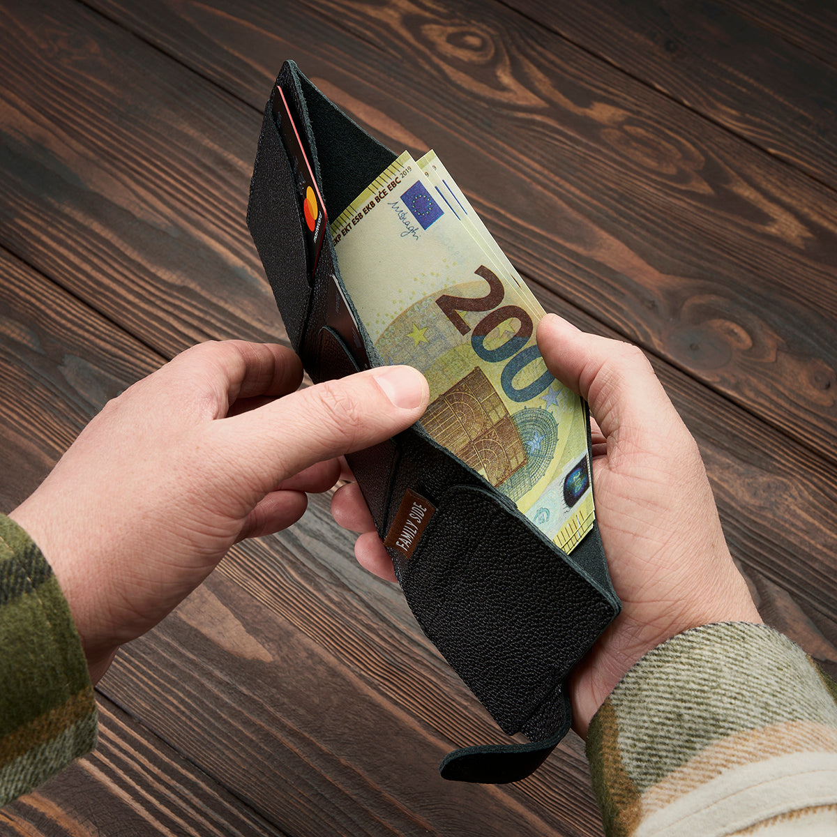 Маленький гаманець для купюр, карток і монет BABY