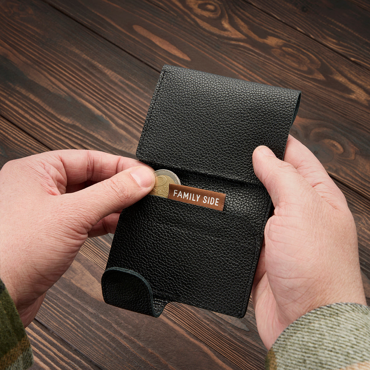 Маленький гаманець для купюр, карток і монет BABY