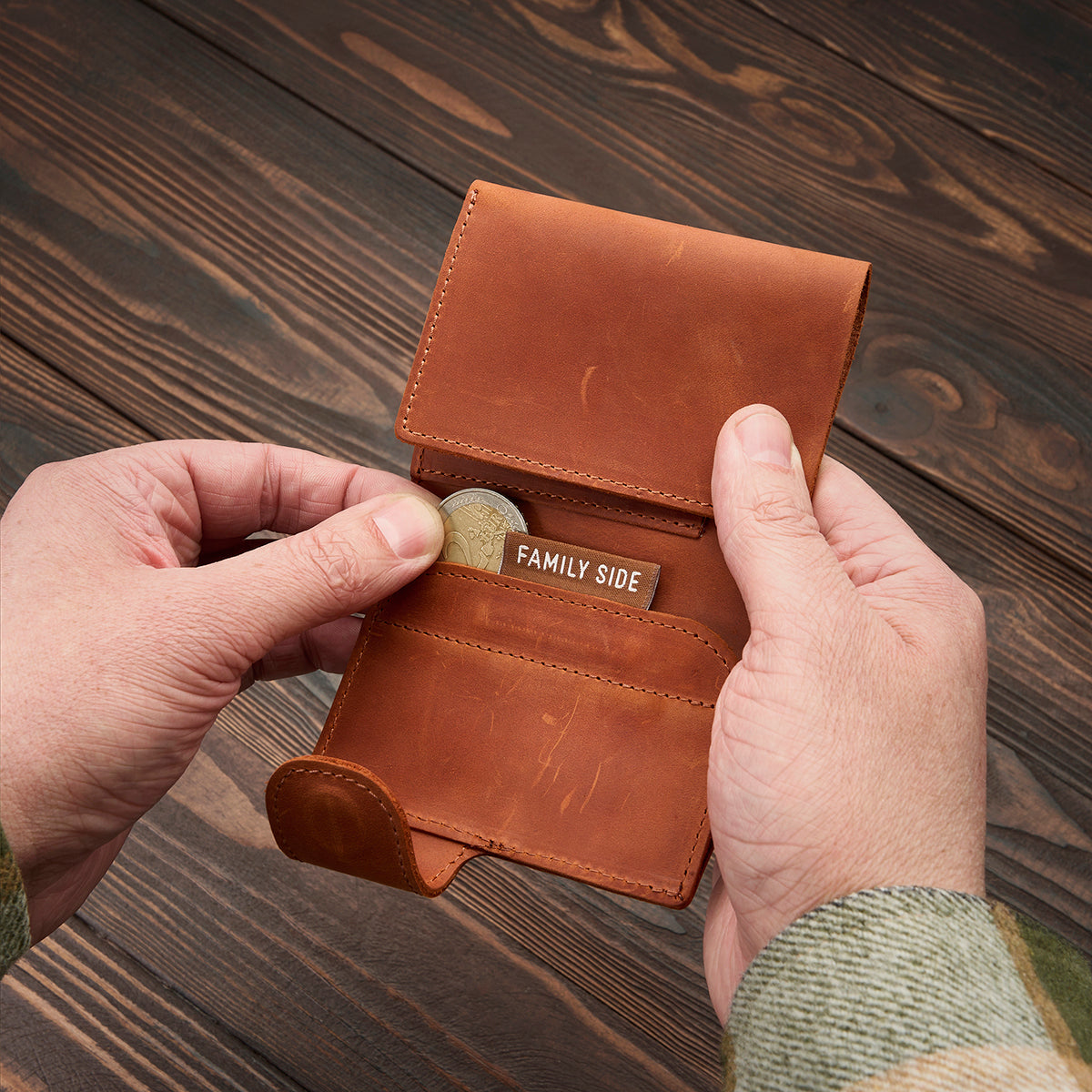 Маленький гаманець для купюр, карток і монет BABY