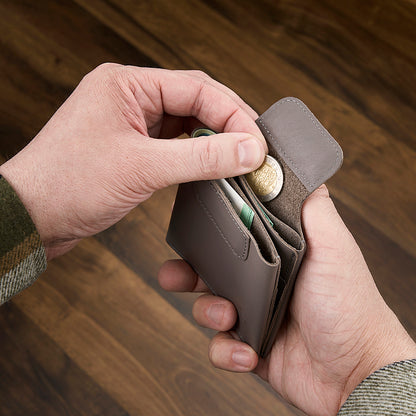 Compact wallet for banknotes, cards and coins KID