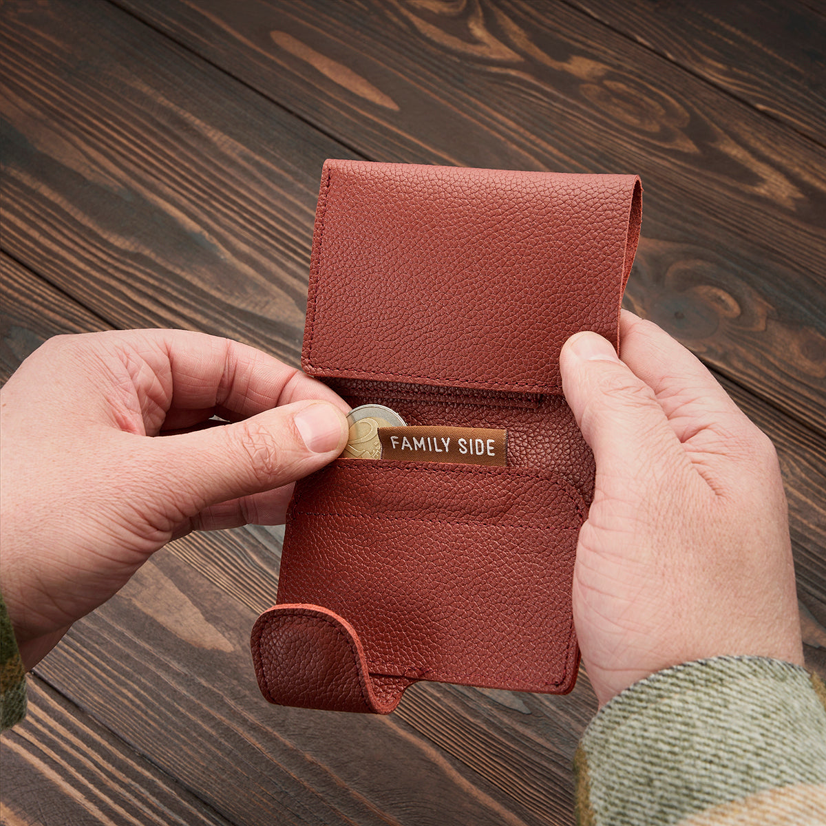 Маленький гаманець для купюр, карток і монет BABY