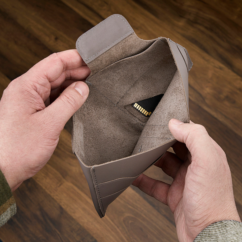 Compact wallet for banknotes, cards and coins KID