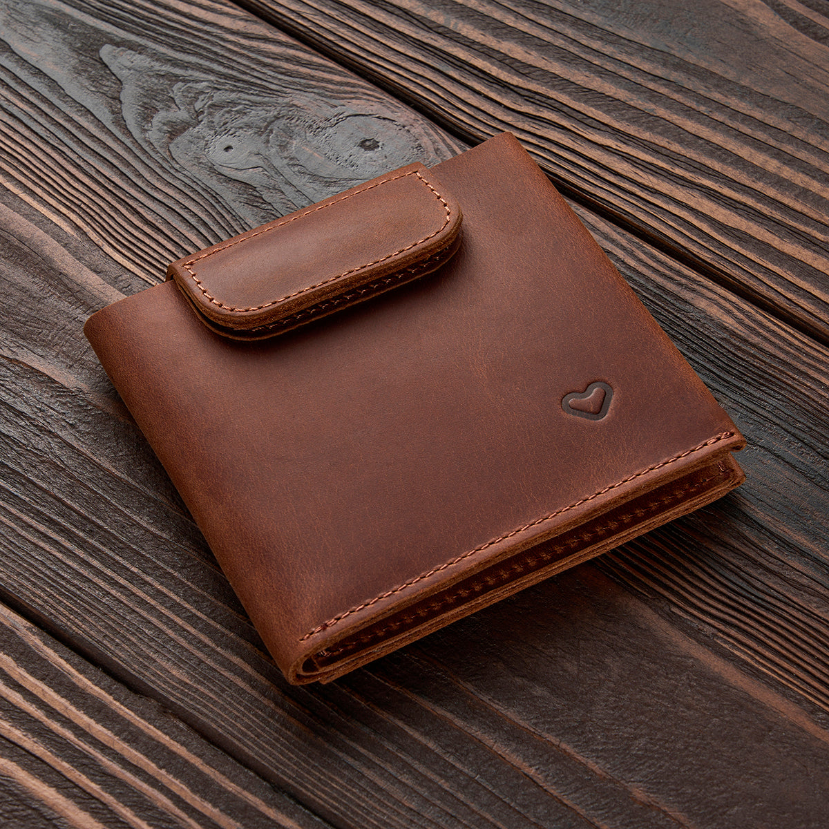 Compact wallet for banknotes, cards and coins KID