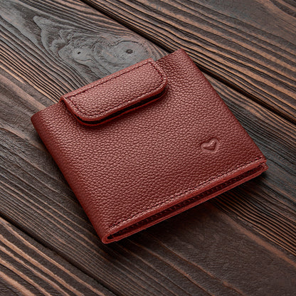 Compact wallet for banknotes, cards and coins KID